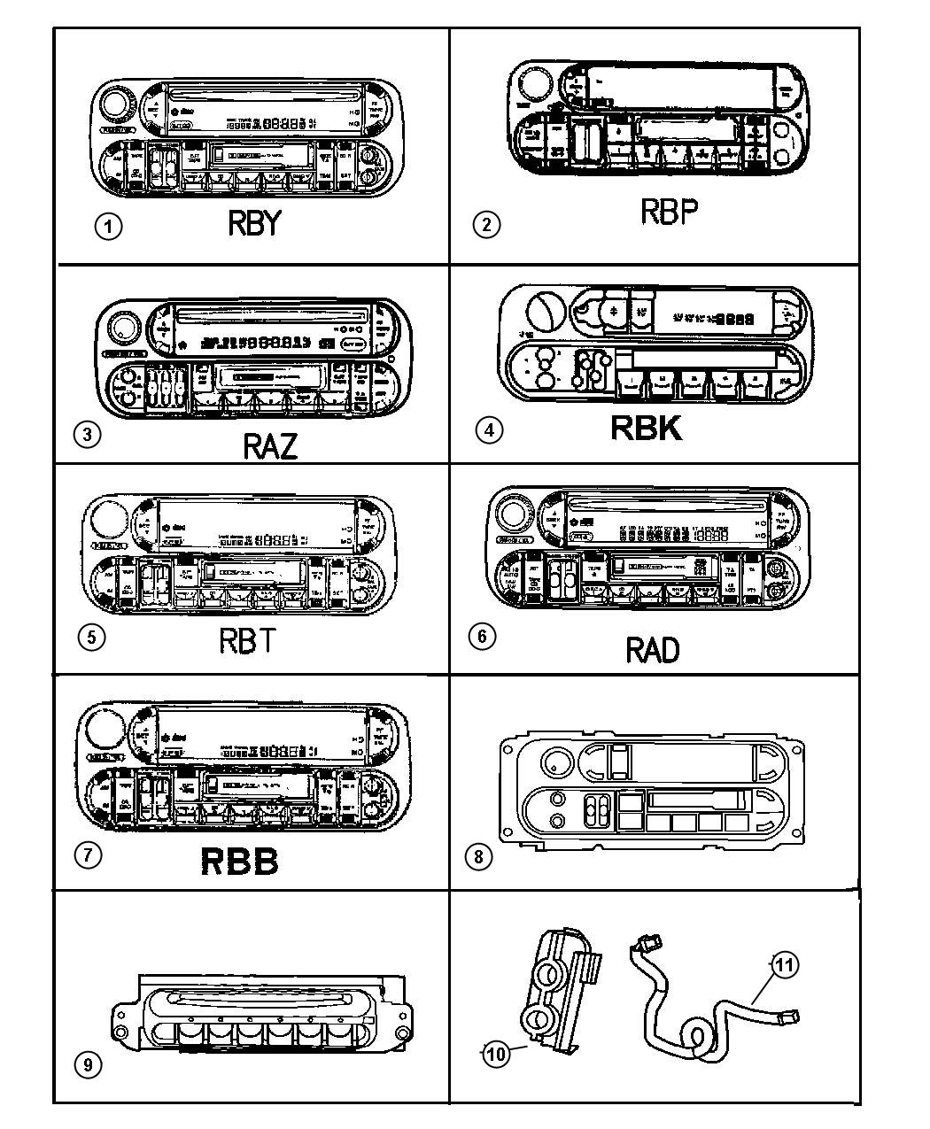 Diagram Radios. for your 2004 Chrysler Concorde   