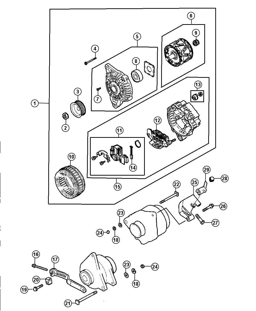 Diagram Alternator. for your Chrysler