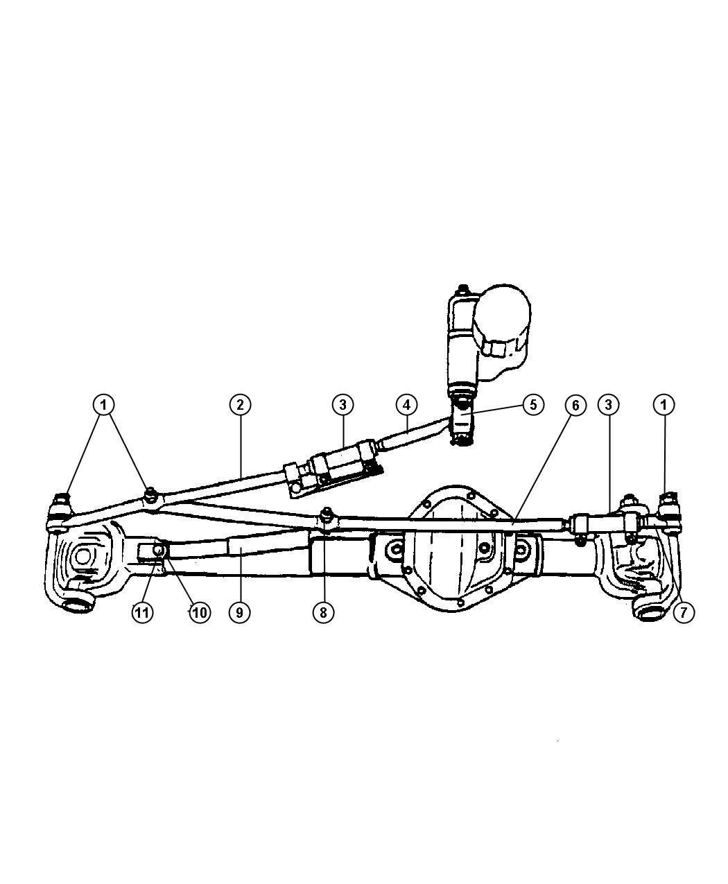 Linkage, Steering,BR 3 with Z3B Suspension,BR 7,8. Diagram