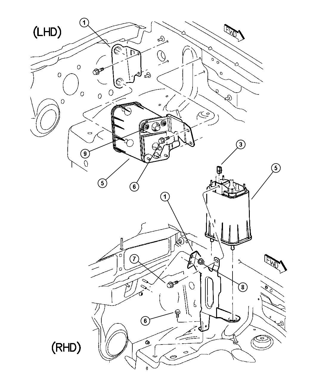 Vacuum Canister. Diagram