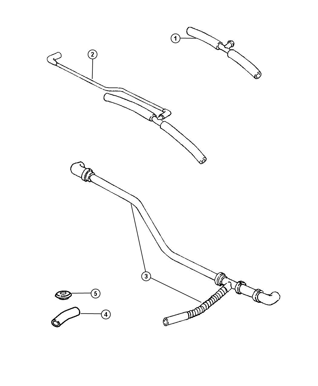 Diagram Crankcase Ventilation [Engine - 8.0L V10 SFI]. for your 2018 Dodge Grand Caravan   