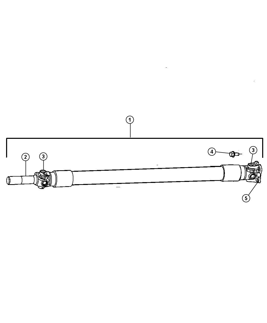 Diagram Shaft,Propeller,Rear,1 Piece,Body 41,61,62 DR 1,2,3,6,7,8. for your Chrysler 300  M