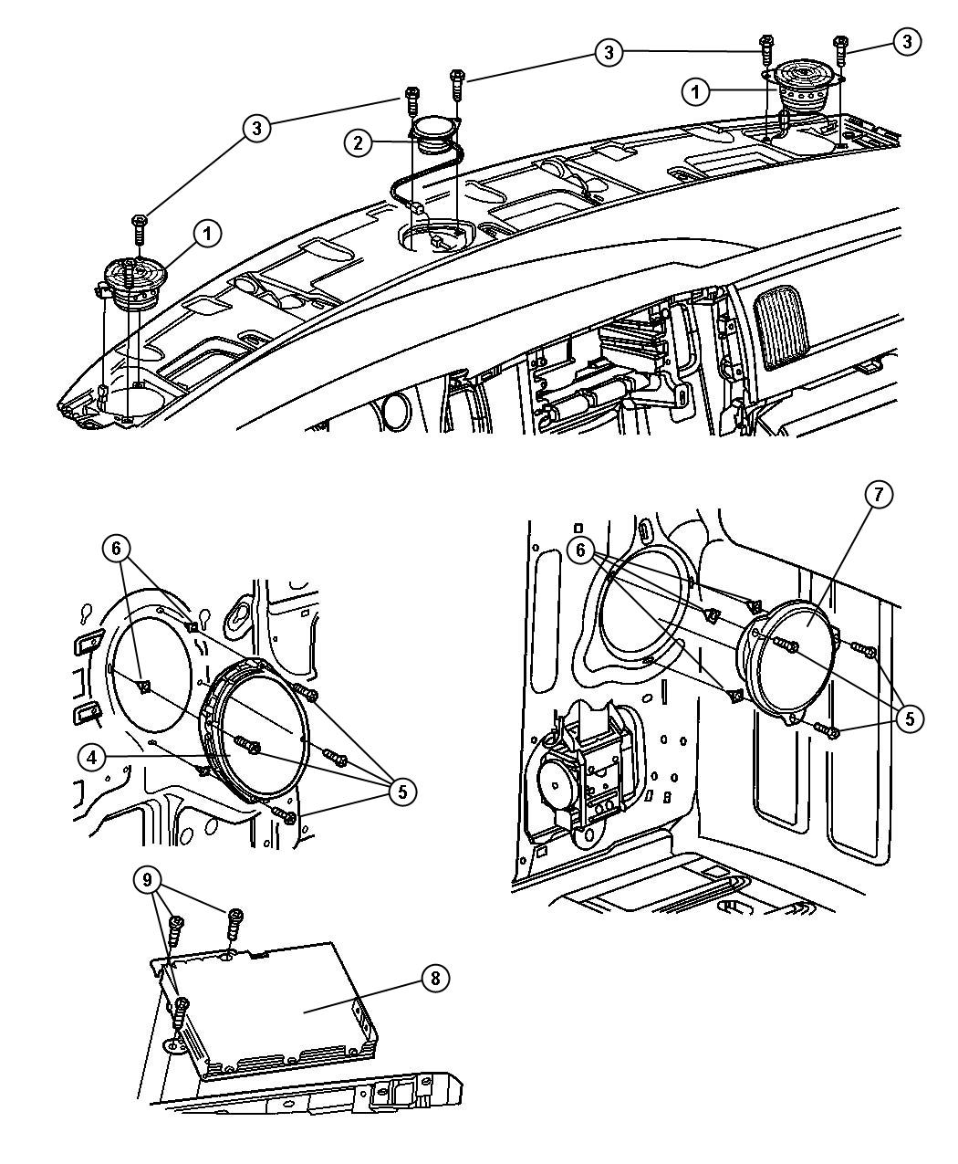 Speakers. Diagram