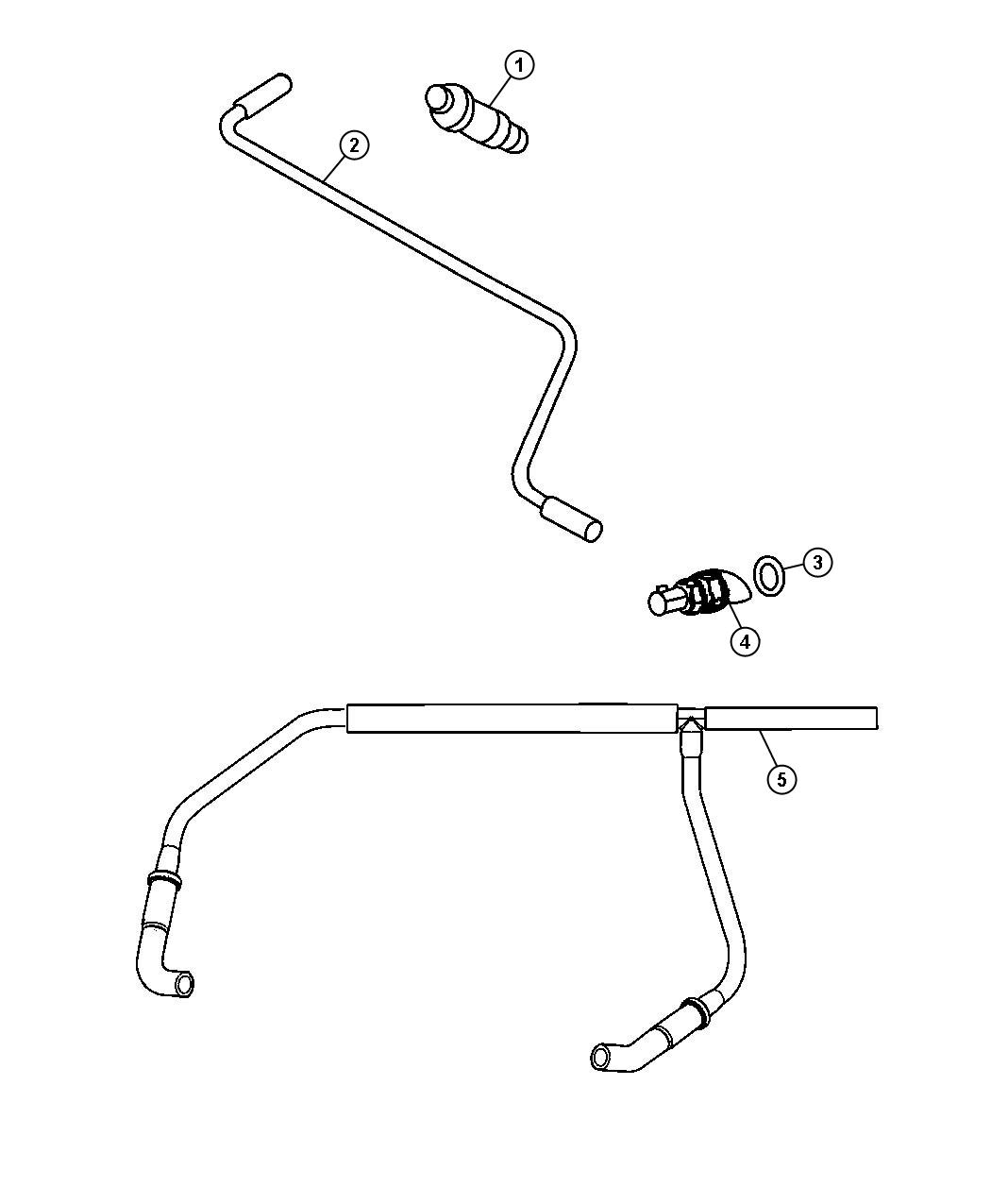 Diagram Crankcase Ventilation, 4.7L [Engine- 4.7L V8 MPI]. for your Dodge