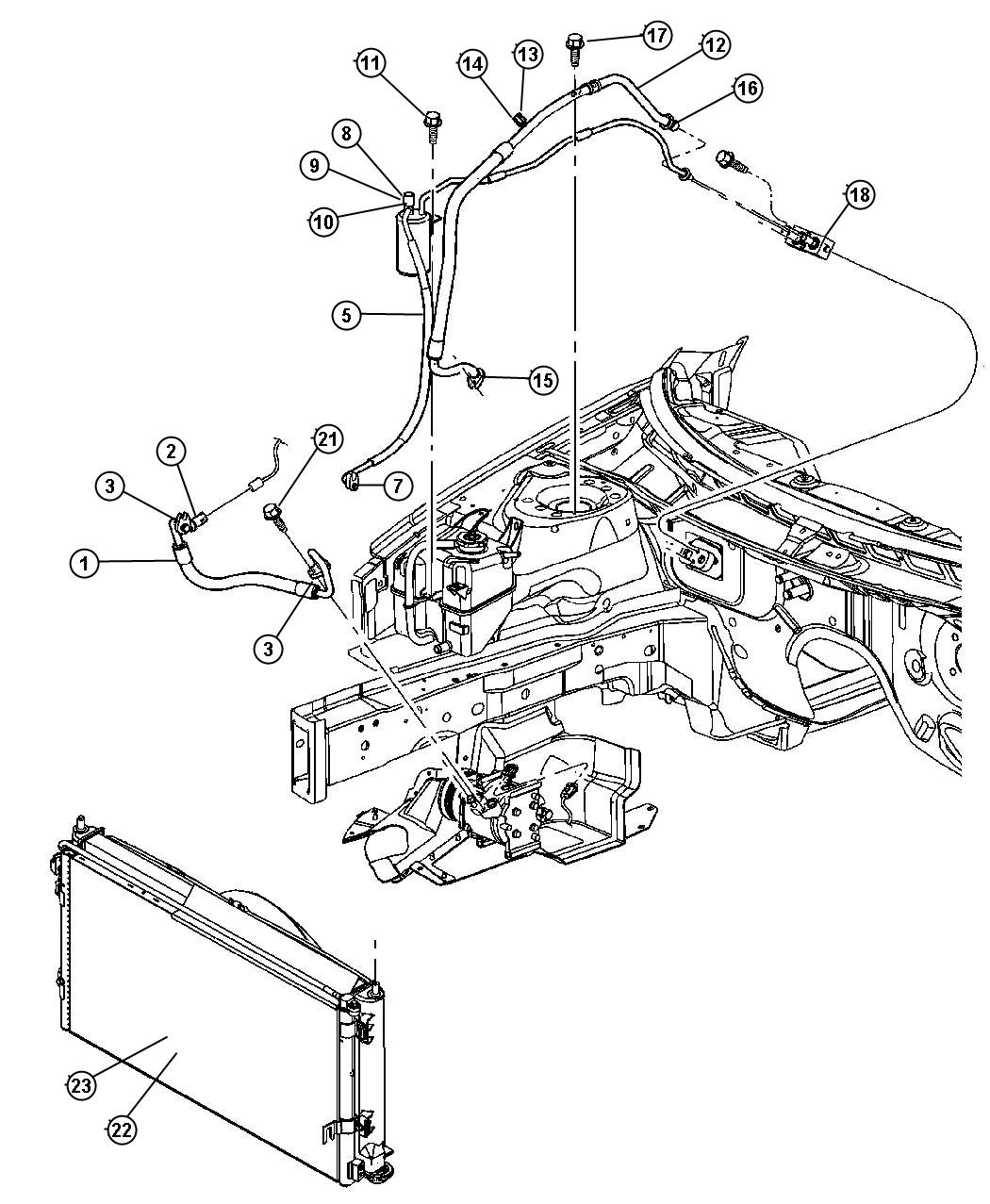 Diagram Plumbing, Air Conditioning. for your 2016 Chrysler 300   