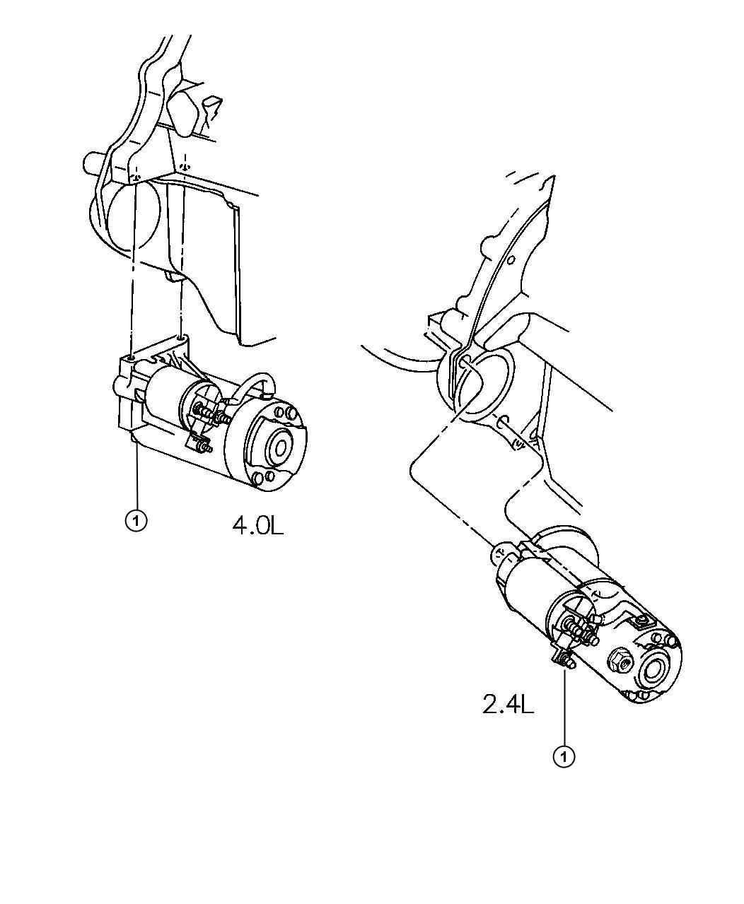 Starter. Diagram