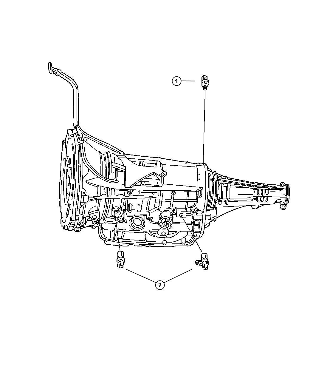 Diagram Sensors Drivetrain. for your Jeep Grand Cherokee  