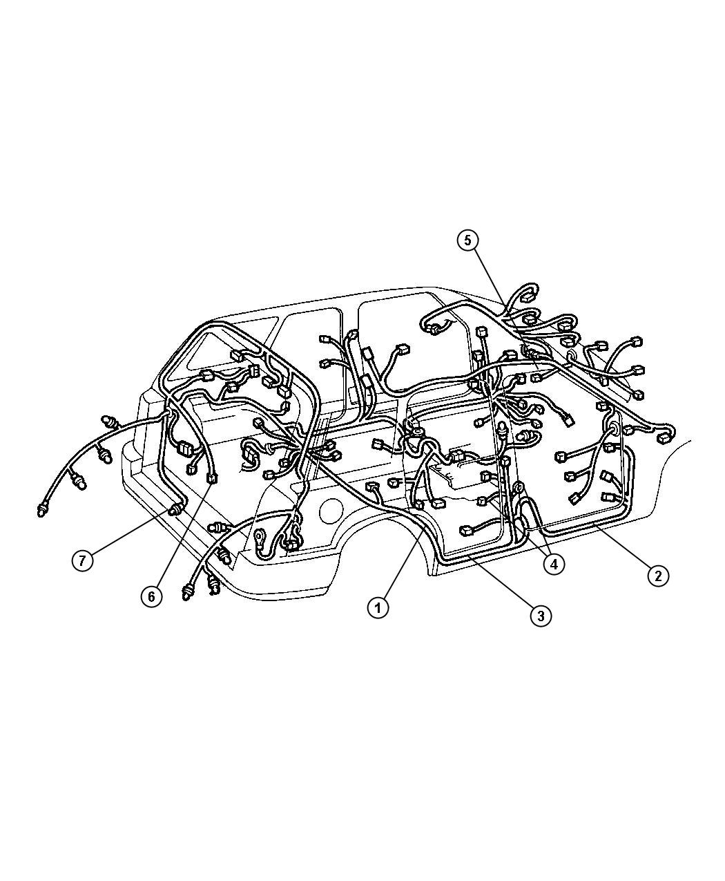 Diagram Wiring - Body and Acessories. for your Jeep