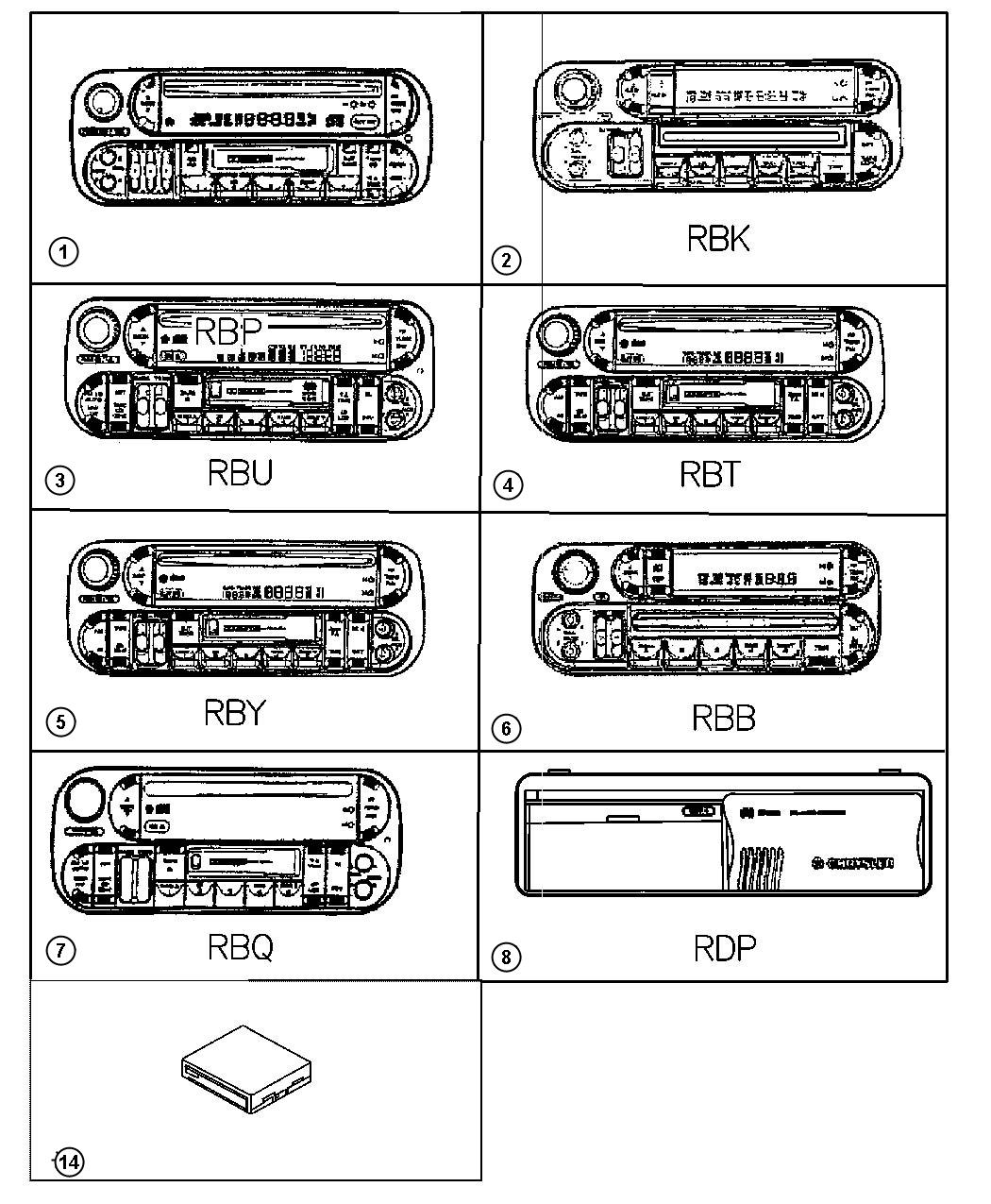 Diagram Radios. for your 2019 Dodge Grand Caravan   