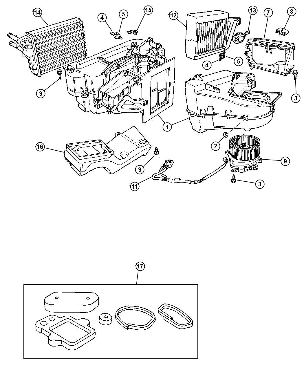 Diagram Air Conditioning Unit. for your Dodge