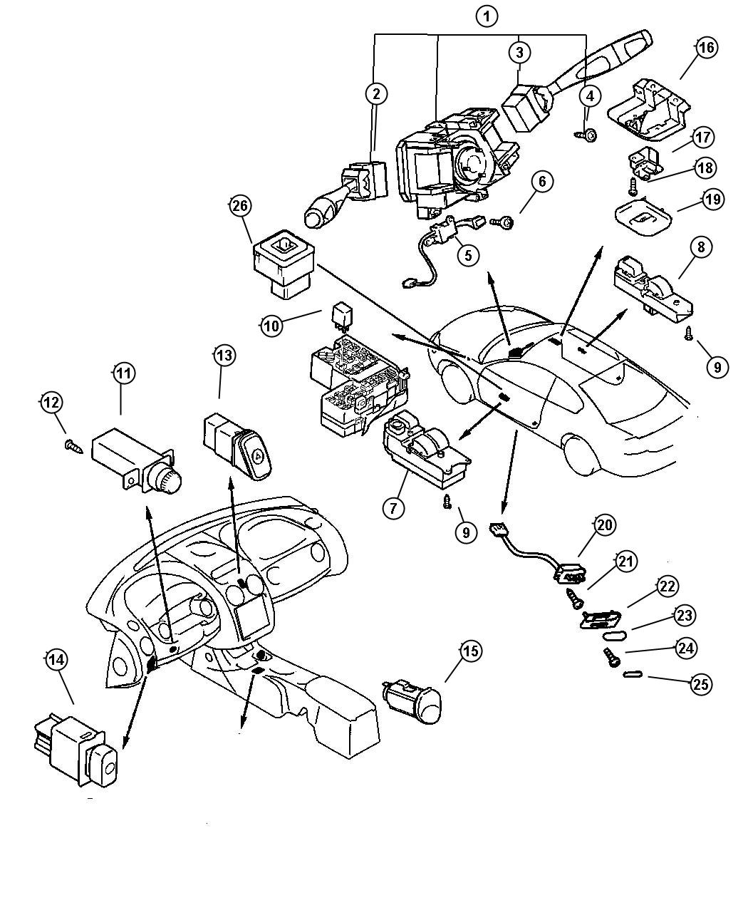 Diagram Switches. for your Dodge