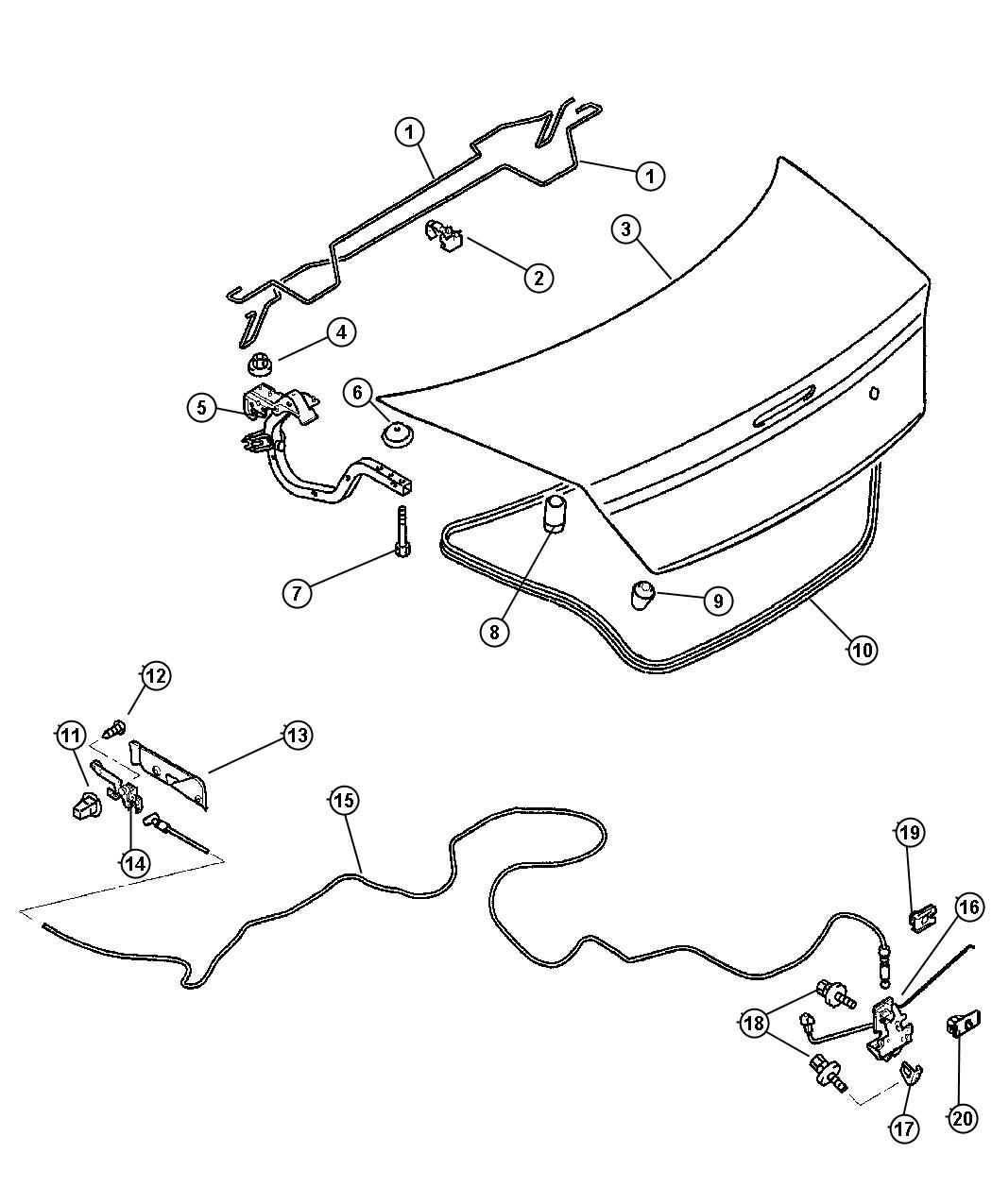 Deck Lid. Diagram