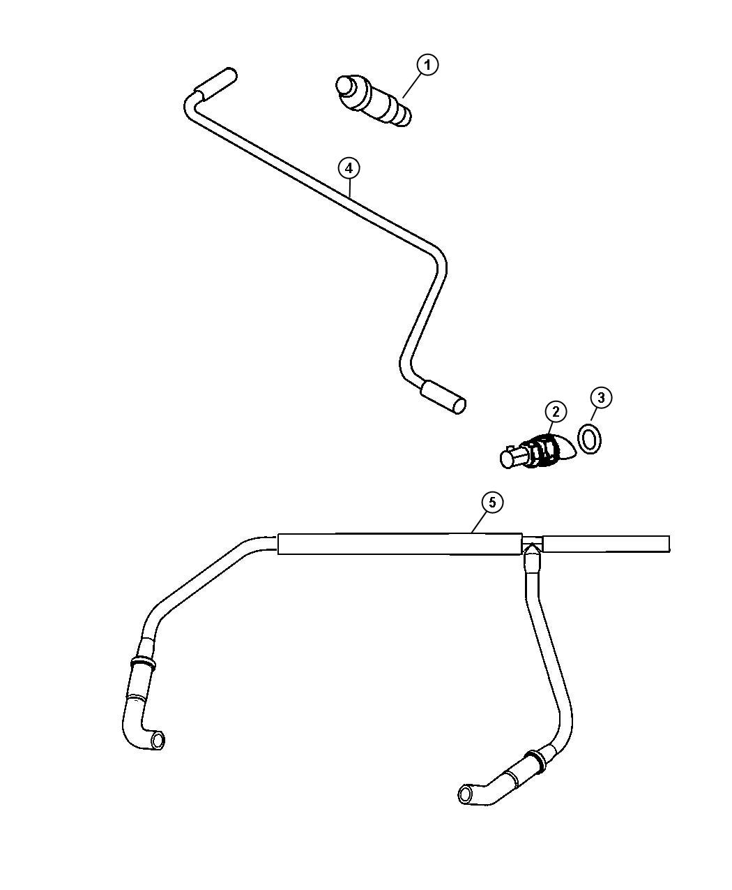 Diagram Crankcase Ventilation. for your 2000 Chrysler 300  M 