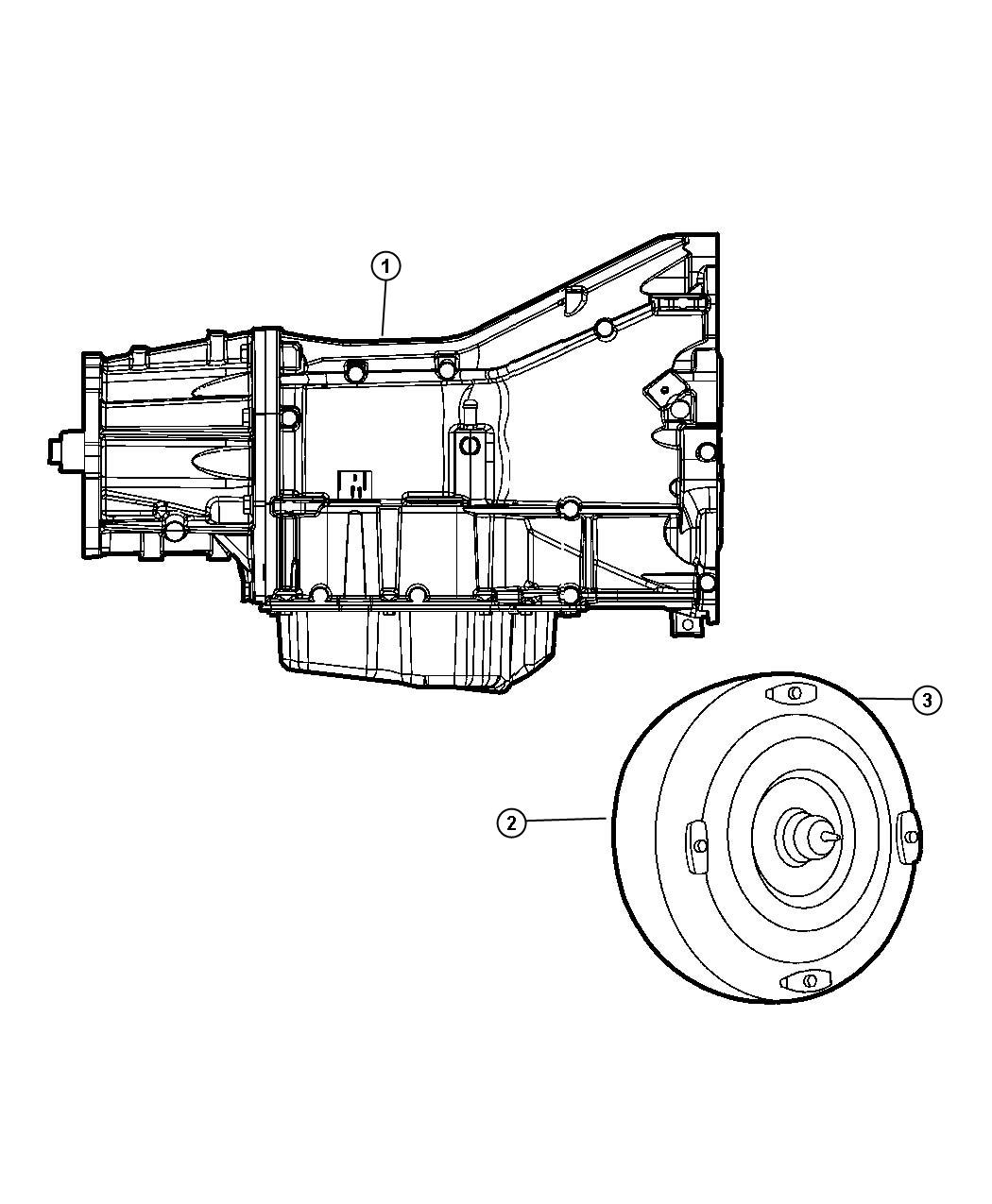 Diagram Transaxle Assembly. for your Jeep Wrangler  