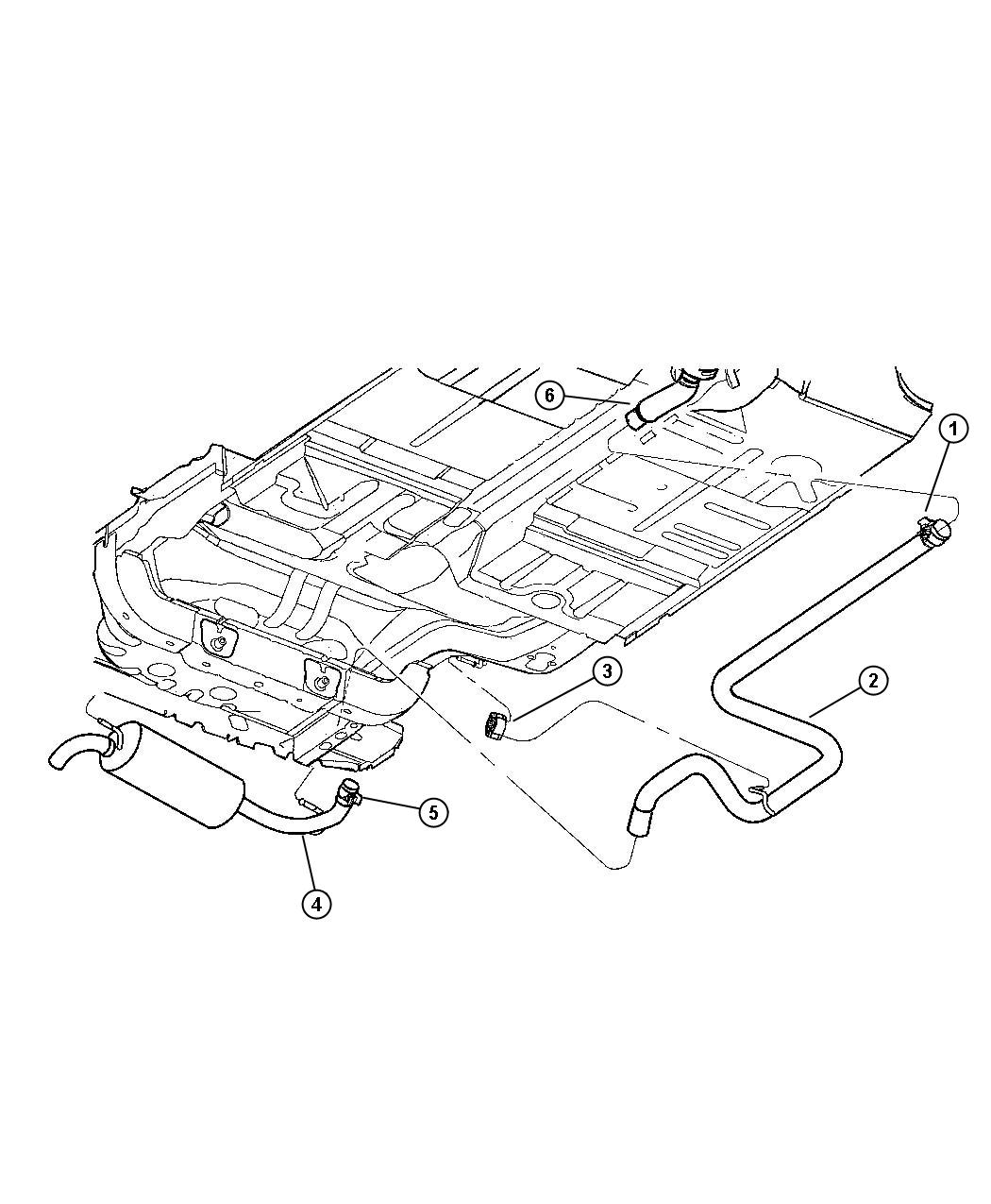 Diagram Exhaust System (2 Of 2). for your 2018 Chrysler 300   