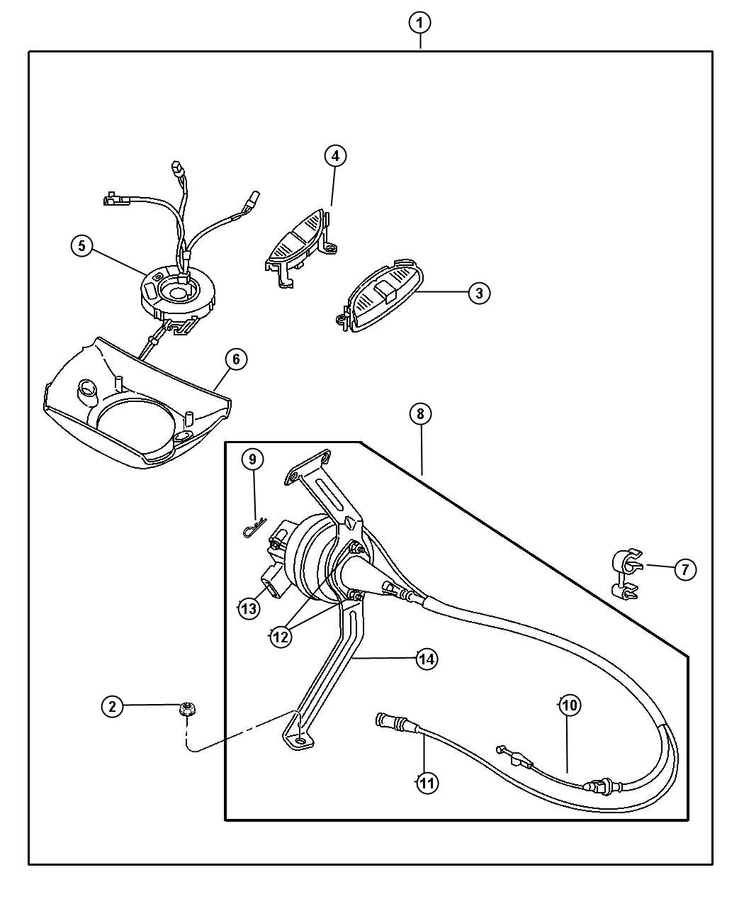 Diagram Control Package - Speed. for your Dodge