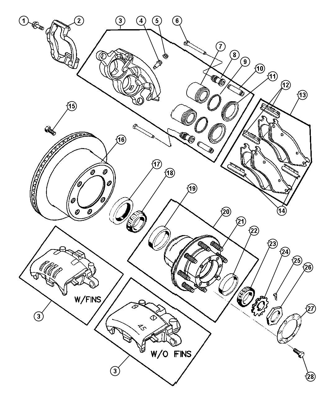Brakes,Rear,Disc,DR 2,3,7,8. Diagram
