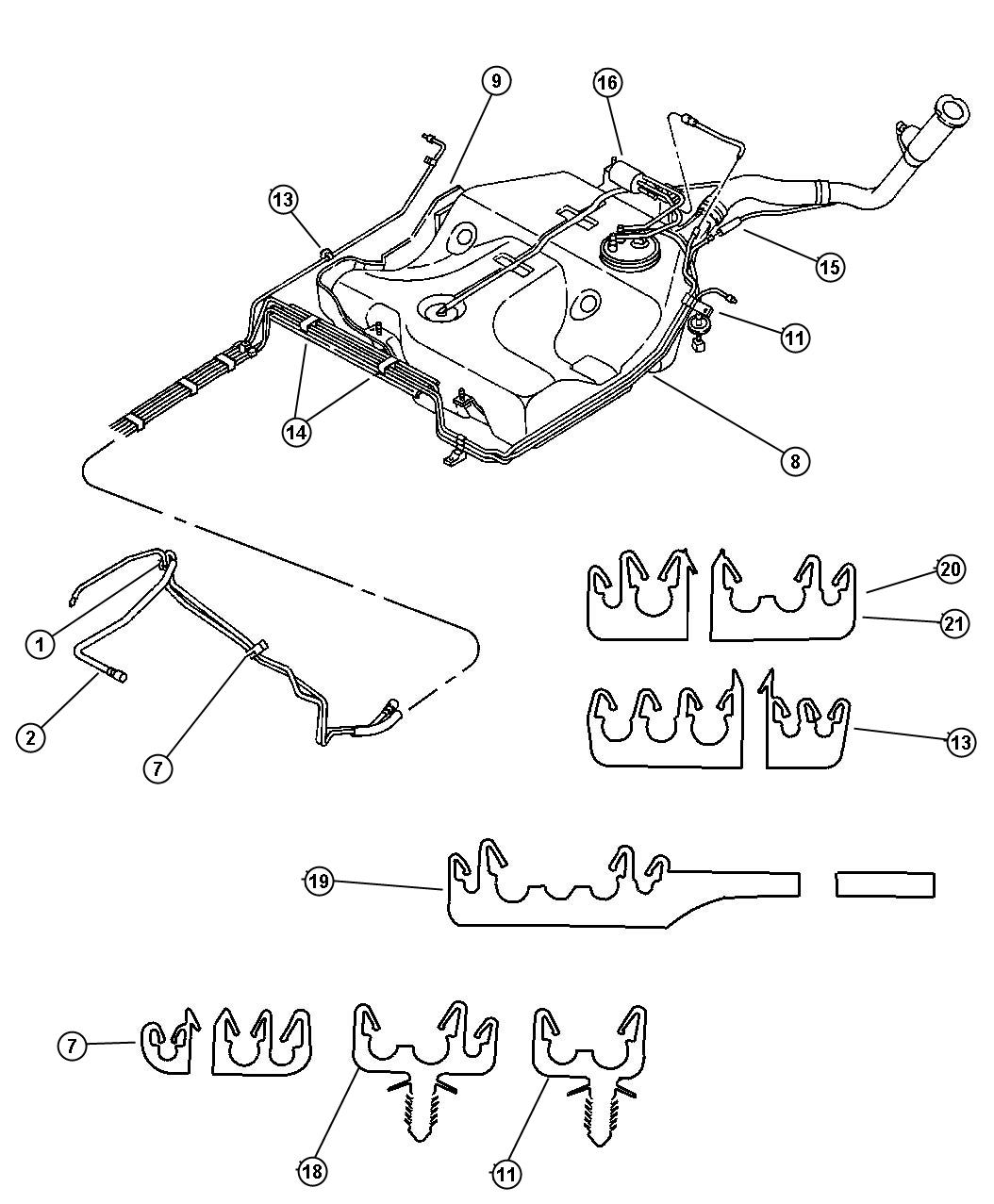 Diagram Fuel Lines and Filter. for your 2016 Chrysler 300   
