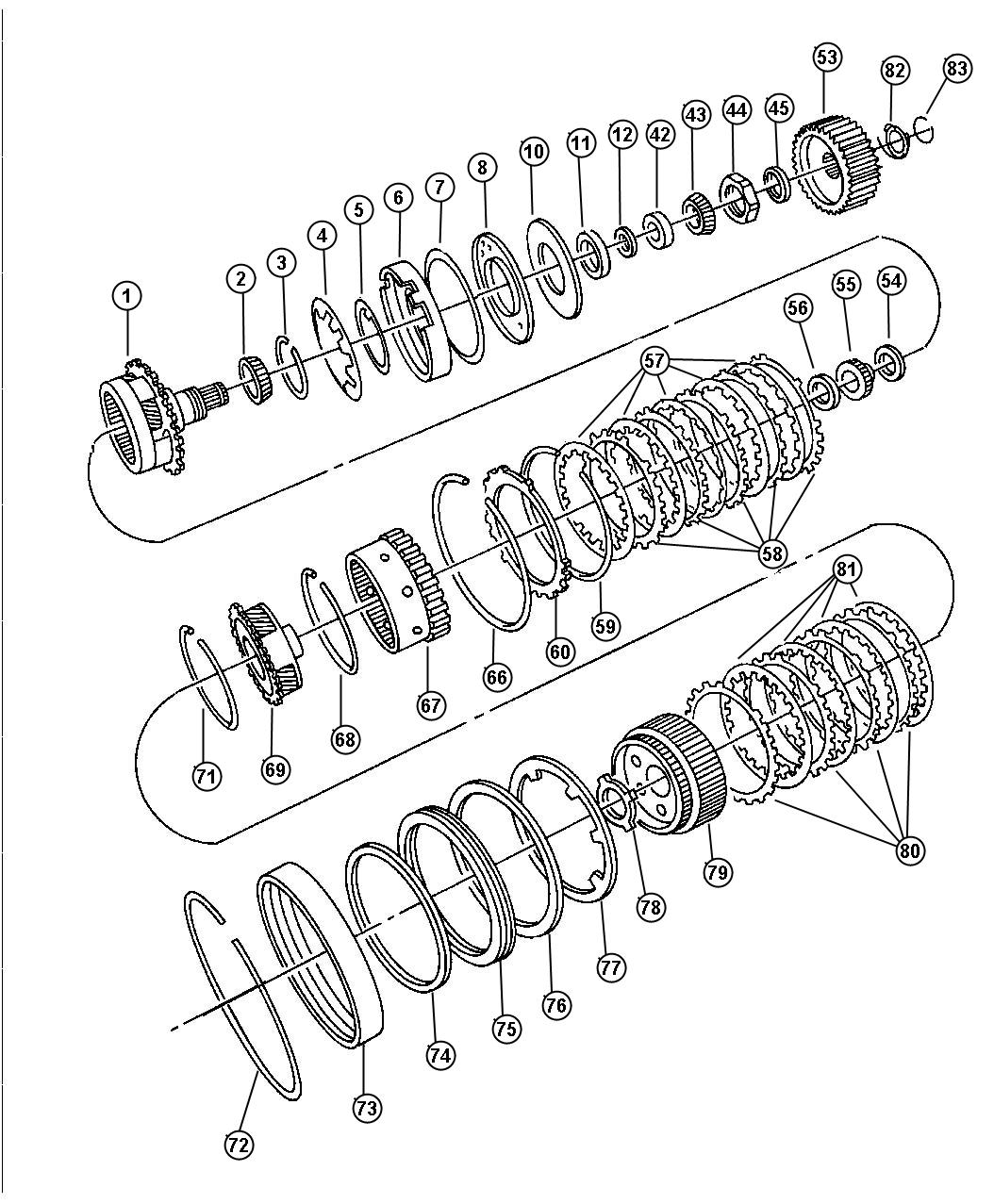Diagram Gear Train. for your Chrysler