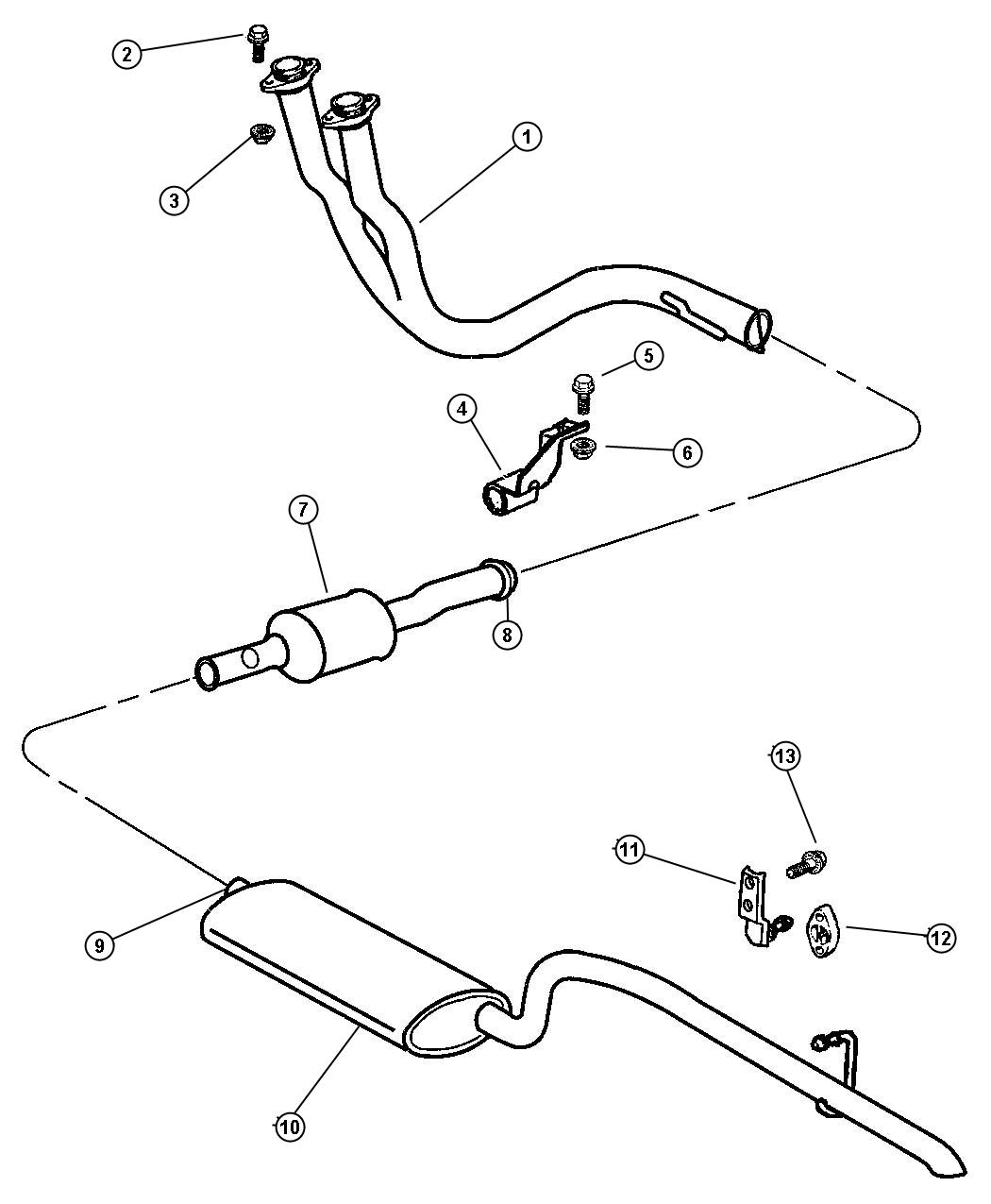 Exhaust System (ERH). Diagram