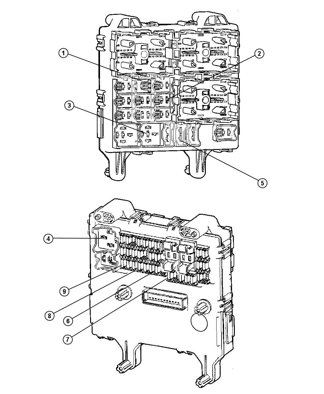 Diagram Junction Block, Relays, Circuit Breaker. for your Jeep Liberty  