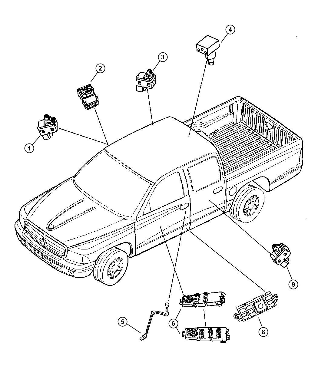 Switches - Body. Diagram