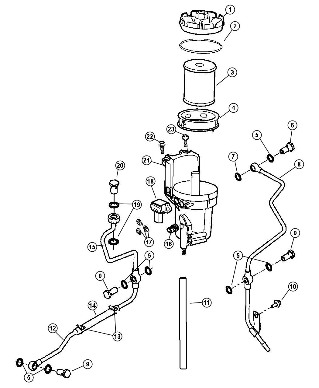 Diagram Air Fuel Control 1 of 2. for your Dodge Ram 3500  