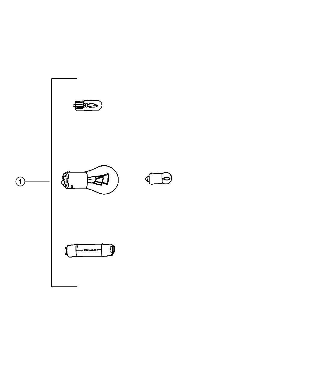 Diagram Bulbs. for your Chrysler