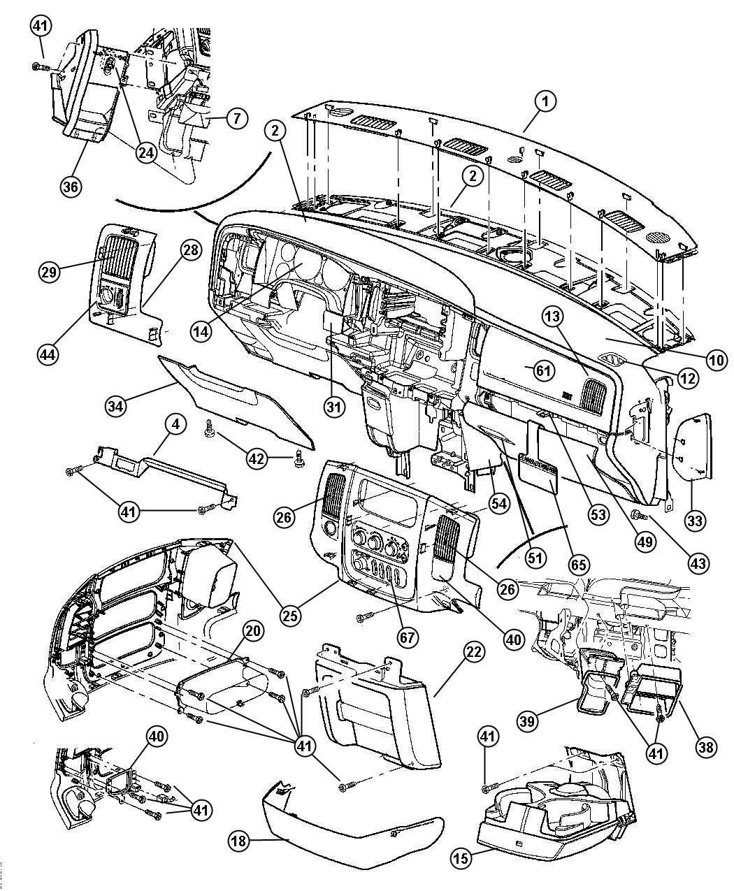 Instrument Panel. Diagram