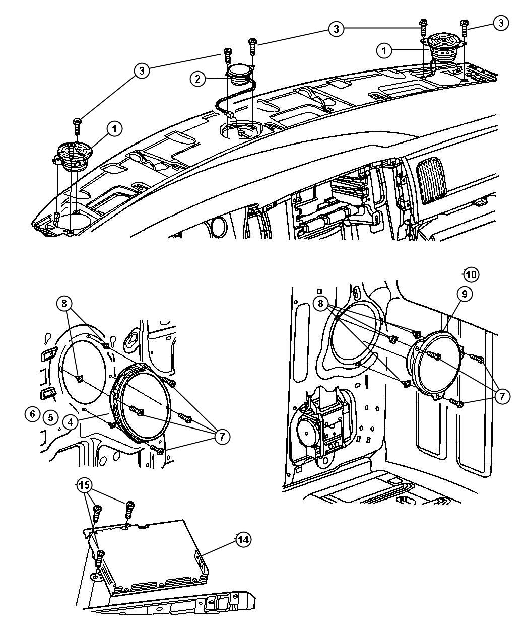 Speakers. Diagram