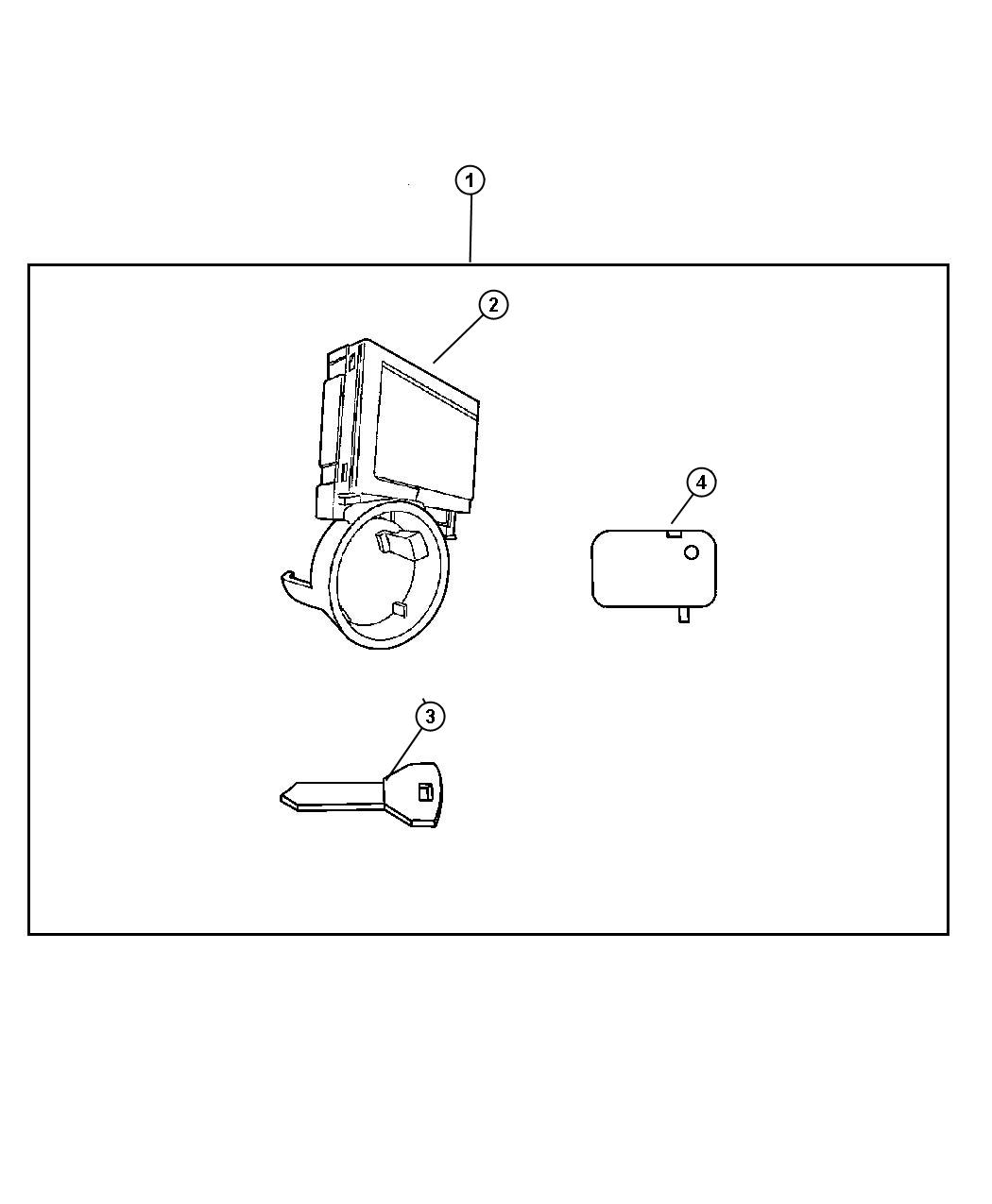 Diagram Alarm Package - Security with Sentry Key. for your Dodge