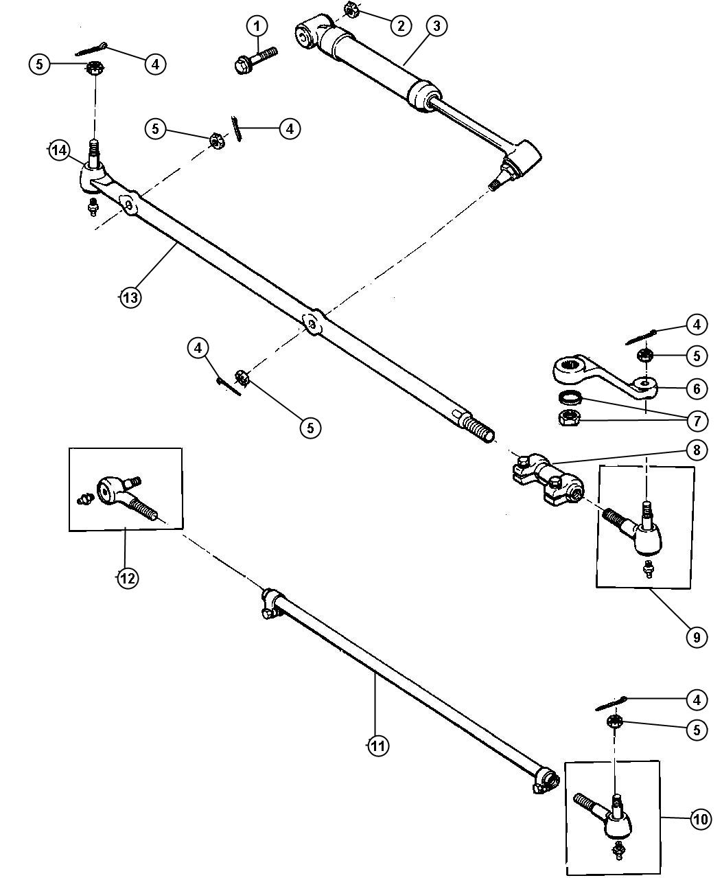 Linkage and Damper. Diagram