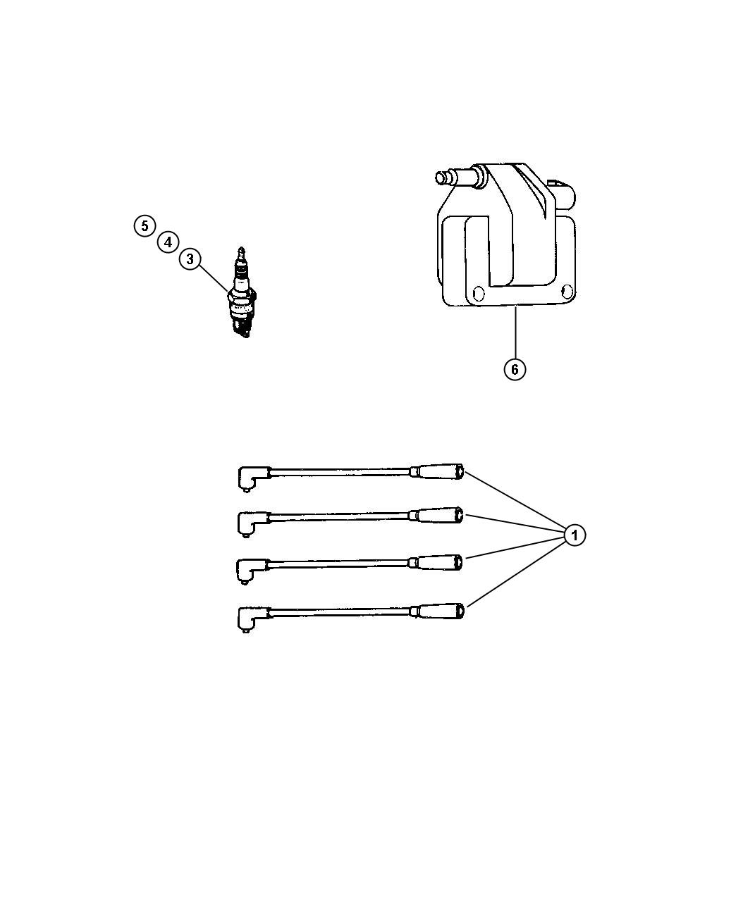 Spark Plugs--Cables--Coil. Diagram