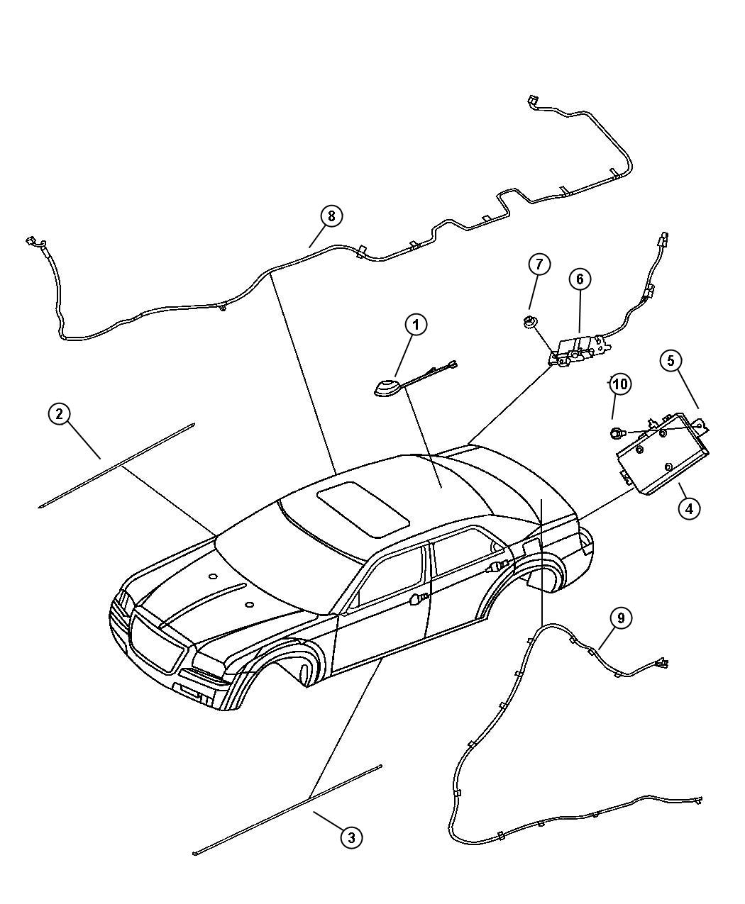 Diagram Antenna. for your Chrysler