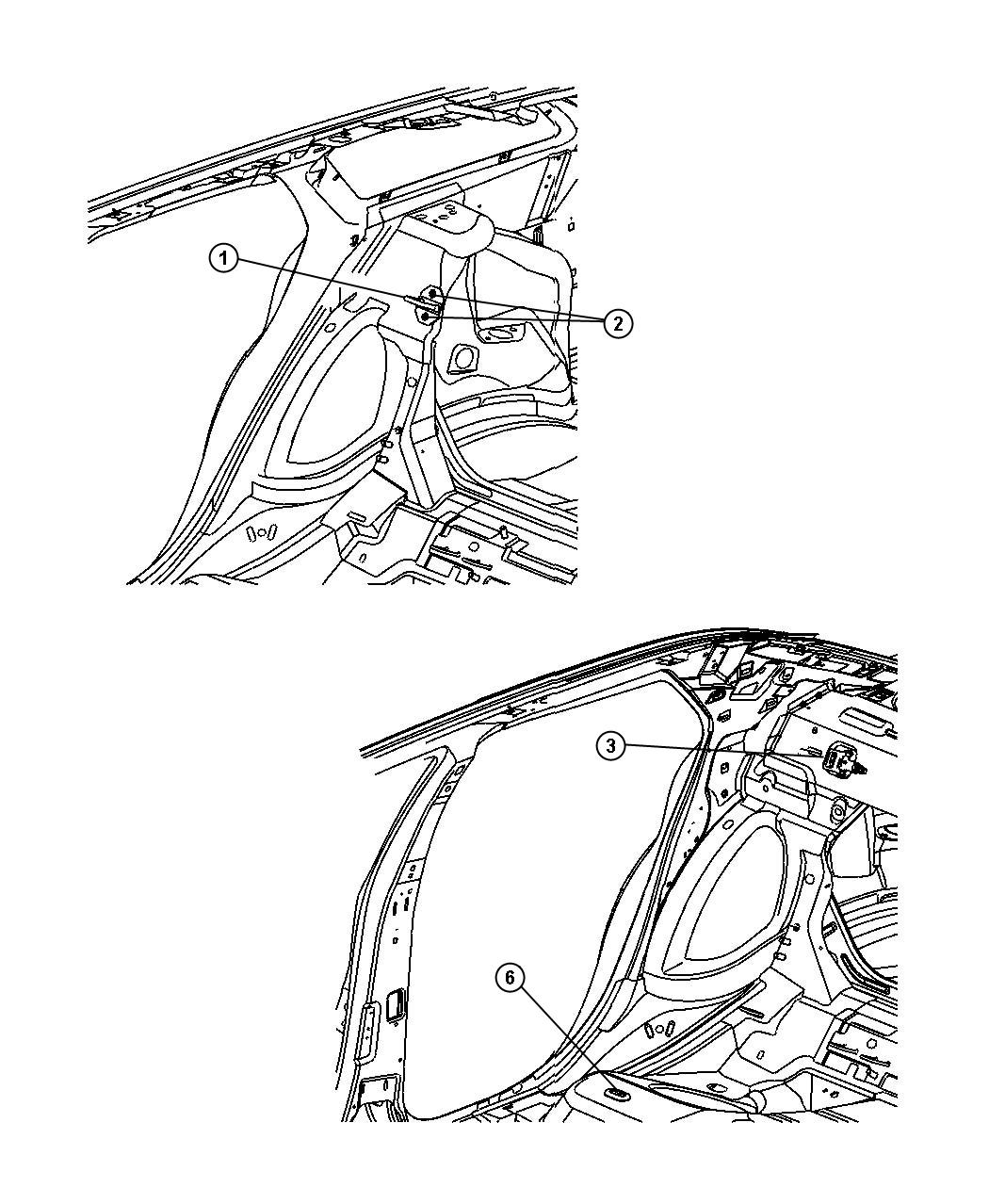 Diagram Seats Attaching Parts. for your 2005 Chrysler 300   