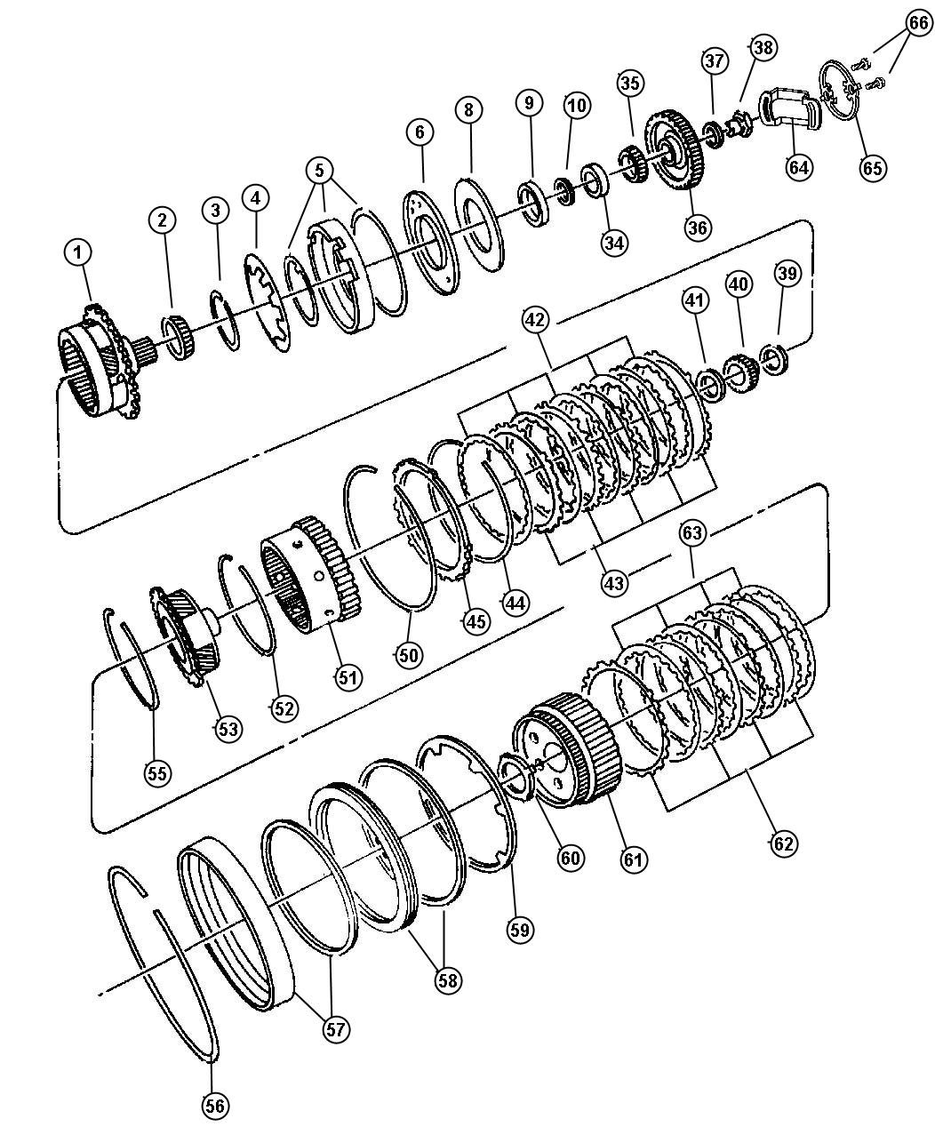 Diagram Gear Train. for your Chrysler