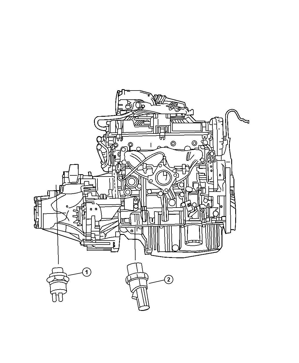 Diagram Switches, Powertrain. for your 2005 Chrysler Town & Country   