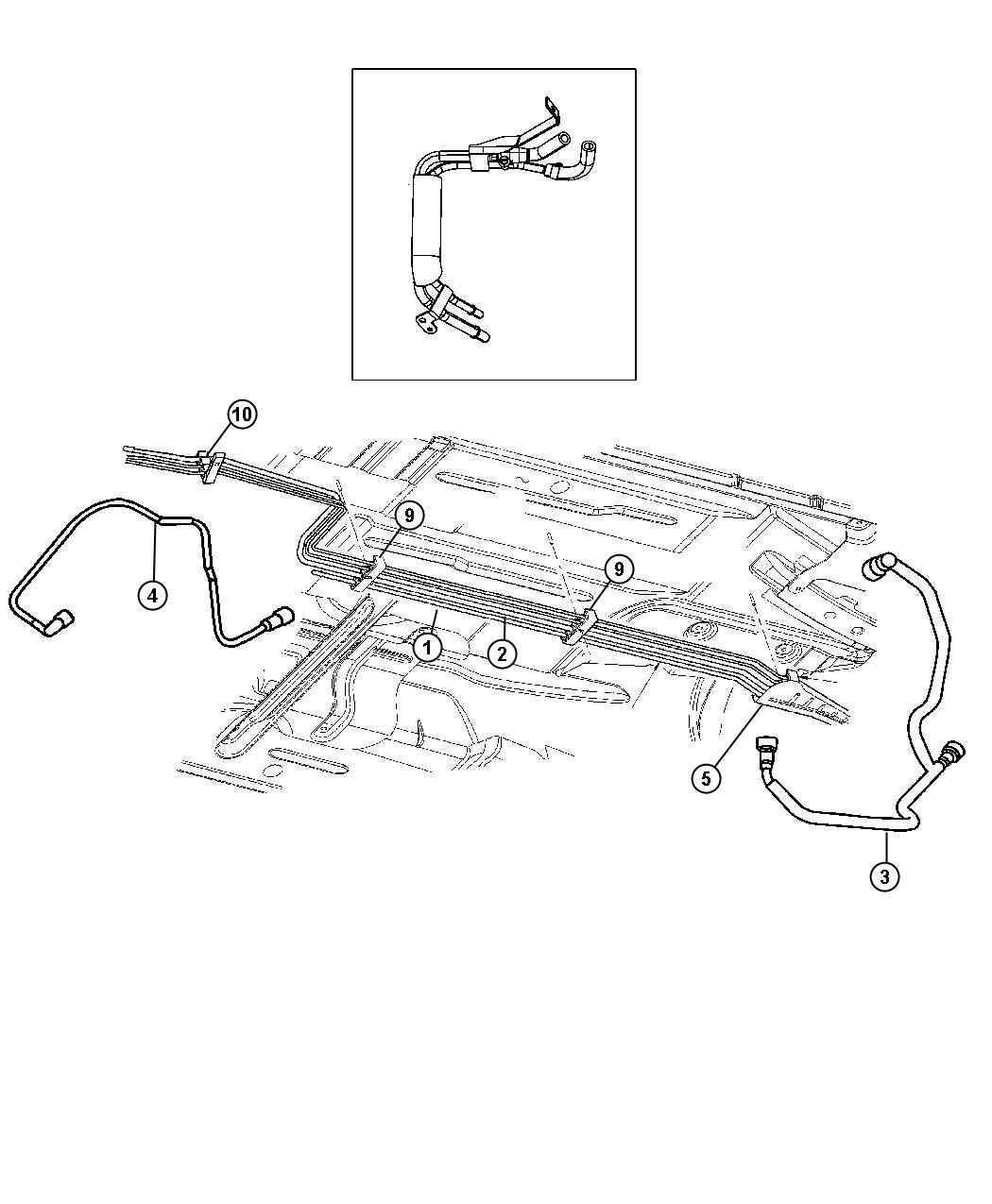 Diagram Fuel Lines All Engines. for your Chrysler 300  