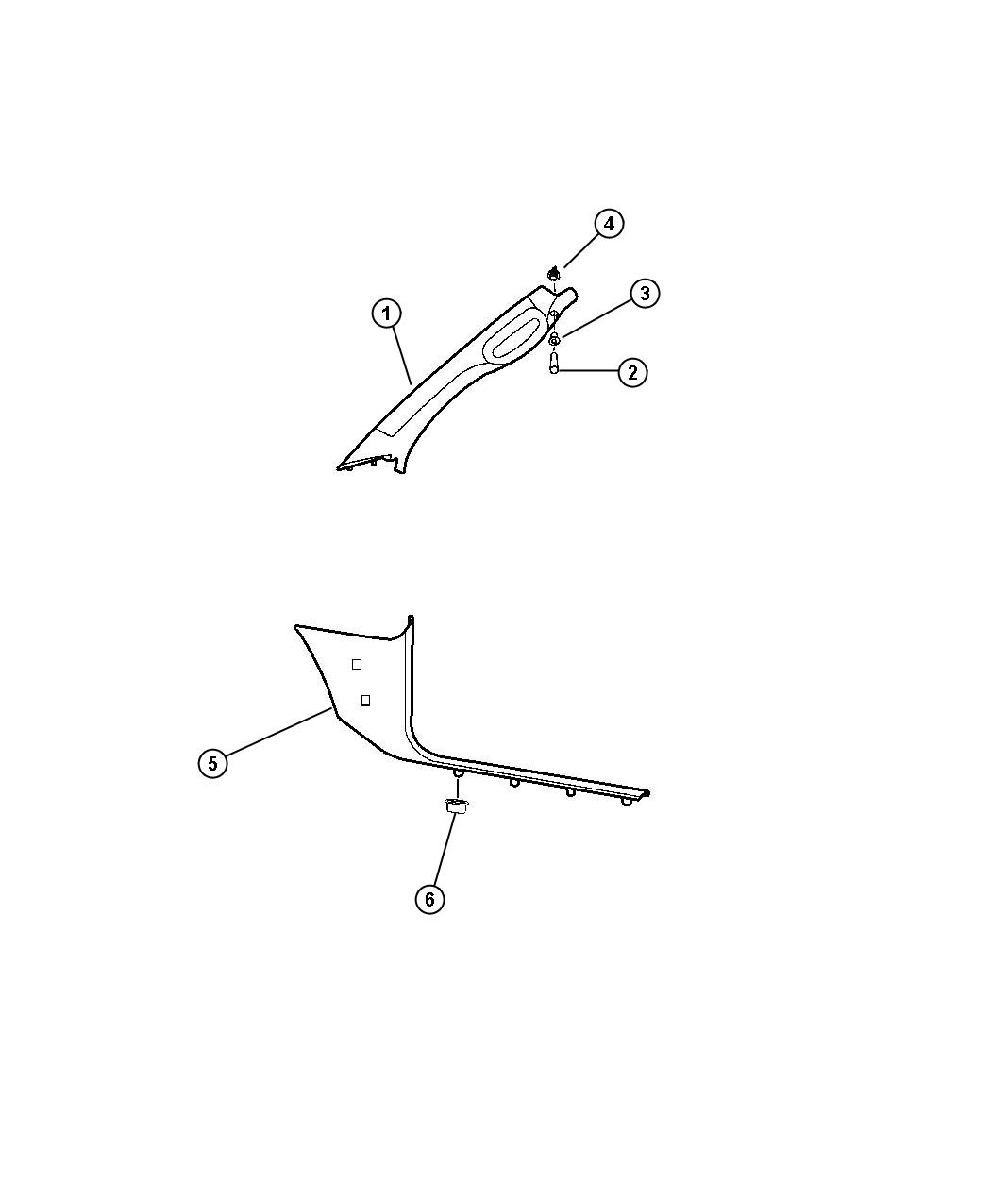 Diagram A-Pillar, Cowl and Sills. for your Chrysler 300  M