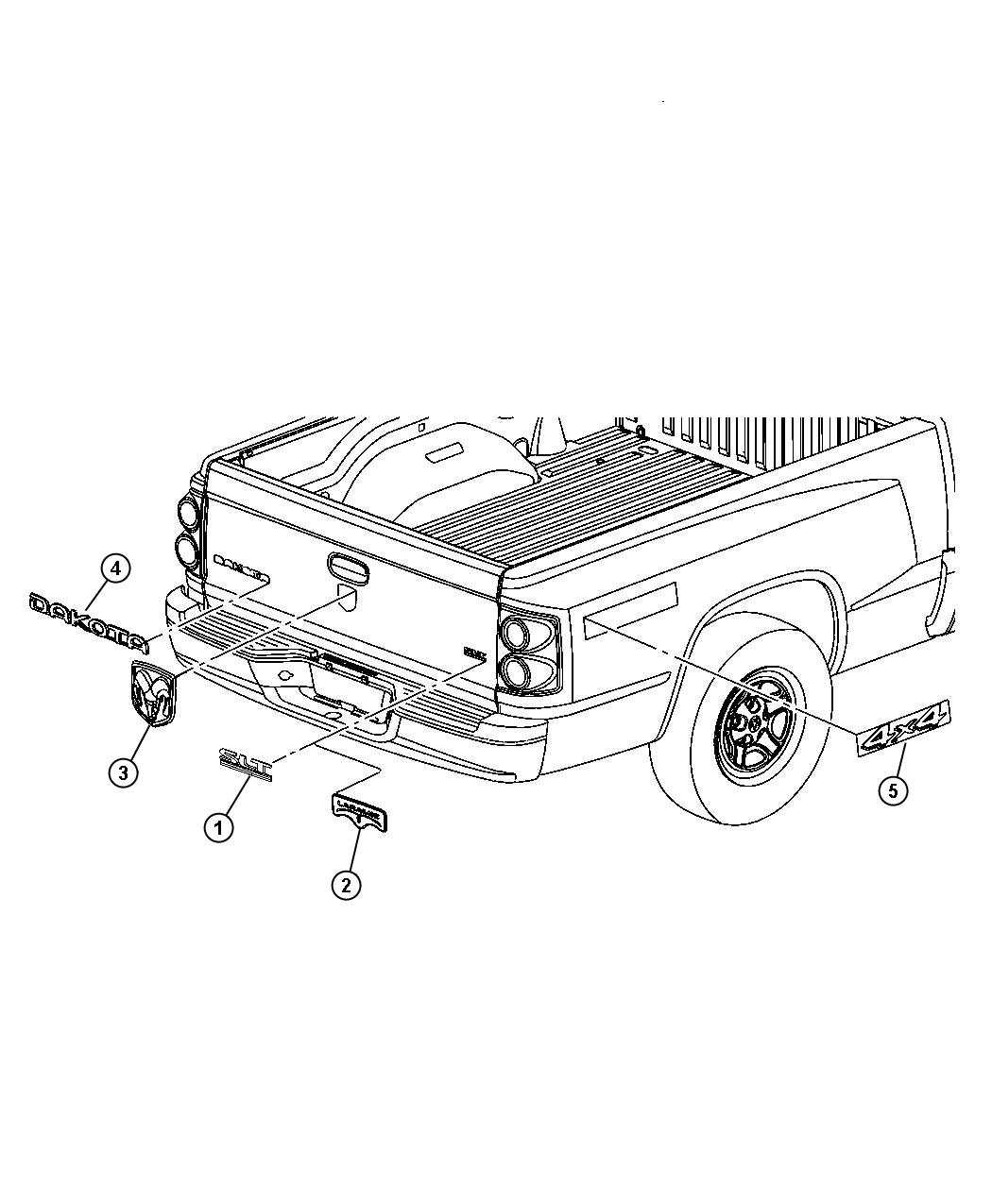 Diagram Nameplates. for your 2010 Dodge Ram 1500   