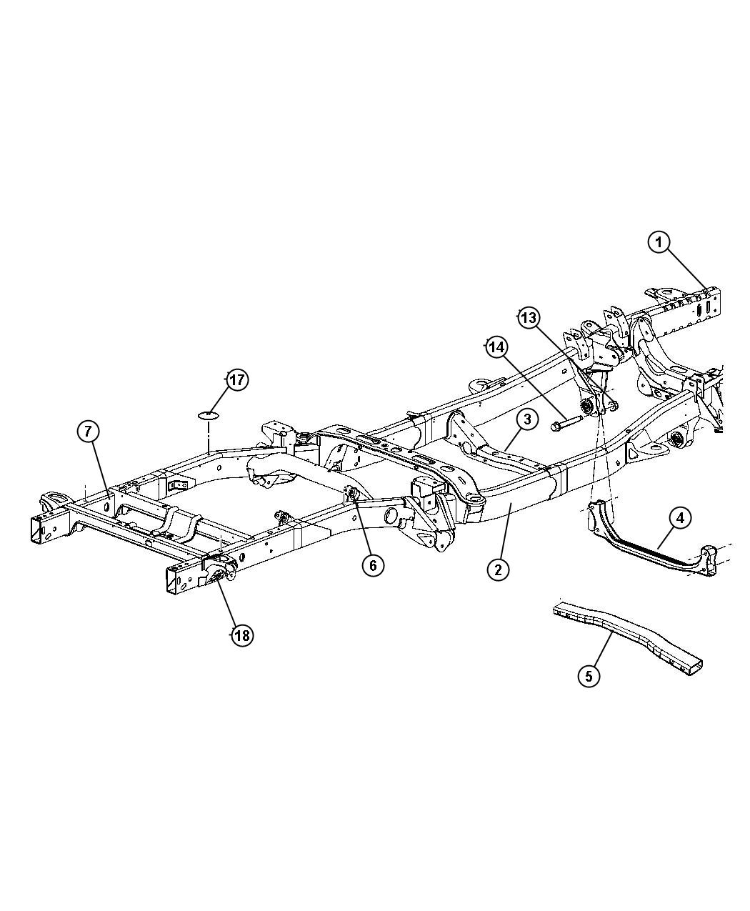 Diagram Frame. for your 1998 Dodge Ram 1500   