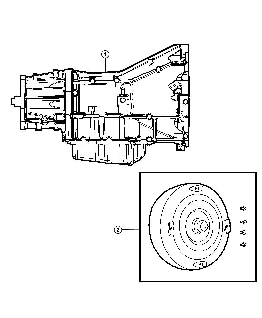 Full size assembly image of Transmission Assembly [42RLE] [Transmission-4-Spd. Automatic, 42RLE]. (1/1)