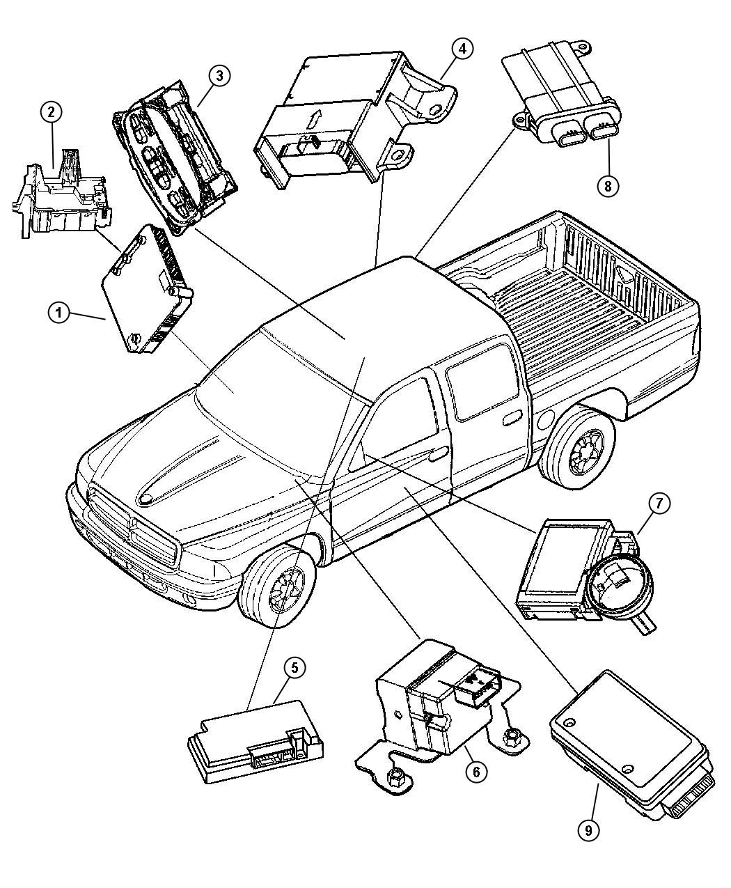 Diagram Modules. for your Dodge Charger  