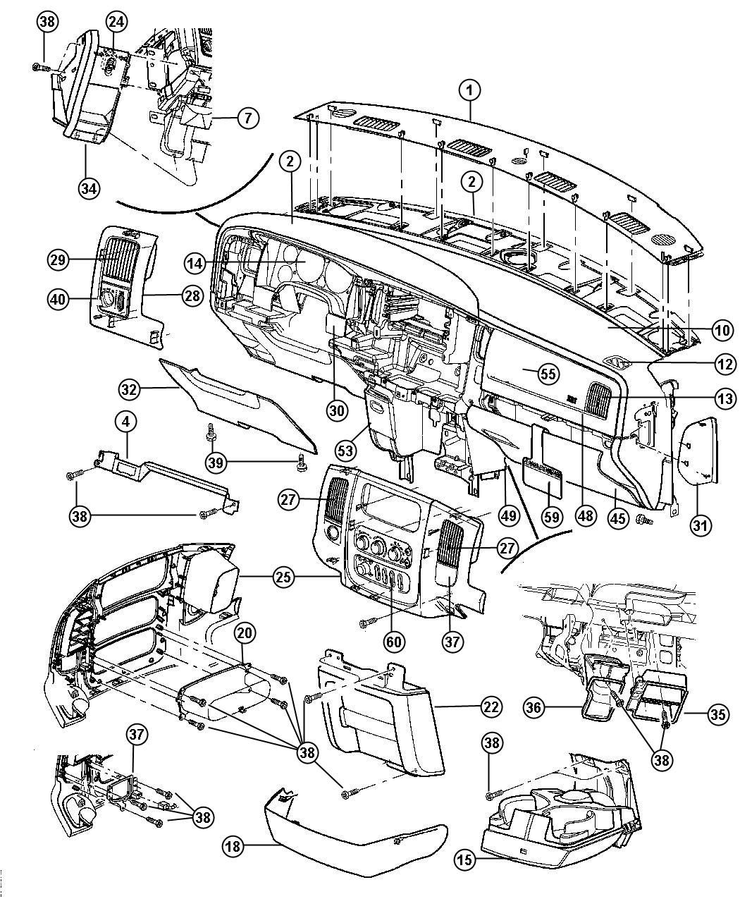 Instrument Panel. Diagram