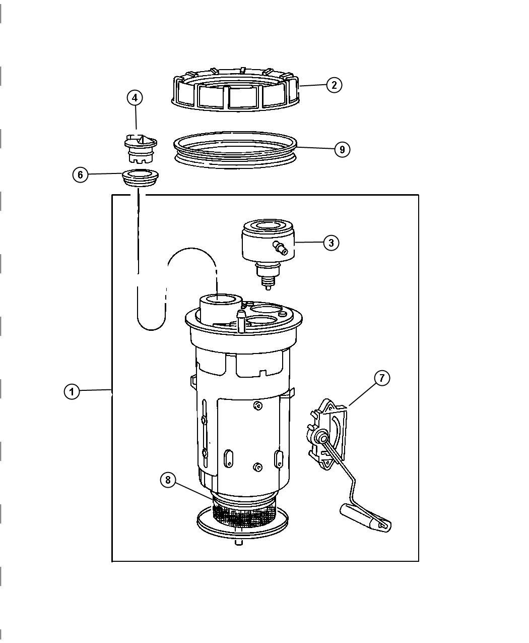 Diagram Fuel Module. for your Dodge Ram 2500  