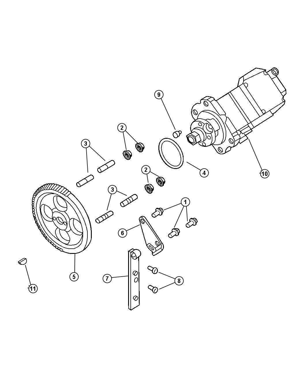 Diagram Fuel Injection Pump. for your Dodge Ram 2500  