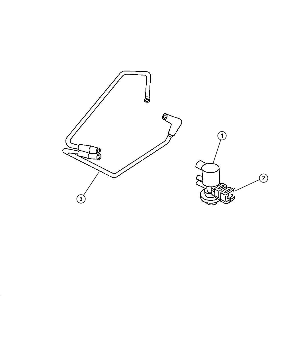 Diagram Emission Control Vacuum Harness. for your Jeep Wrangler  