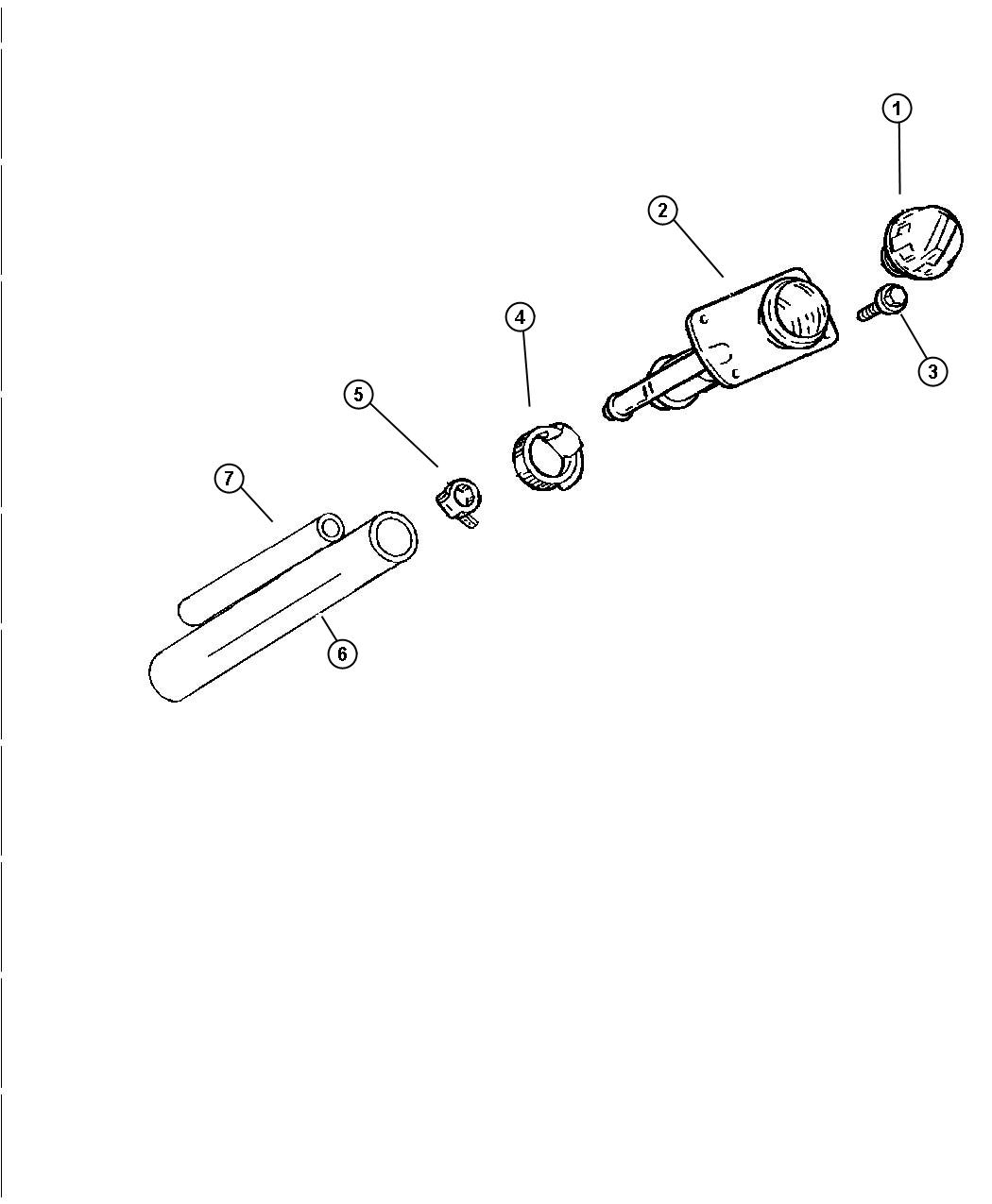 Diagram Fuel Tank Filler Tube. for your 2003 Chrysler 300  M 