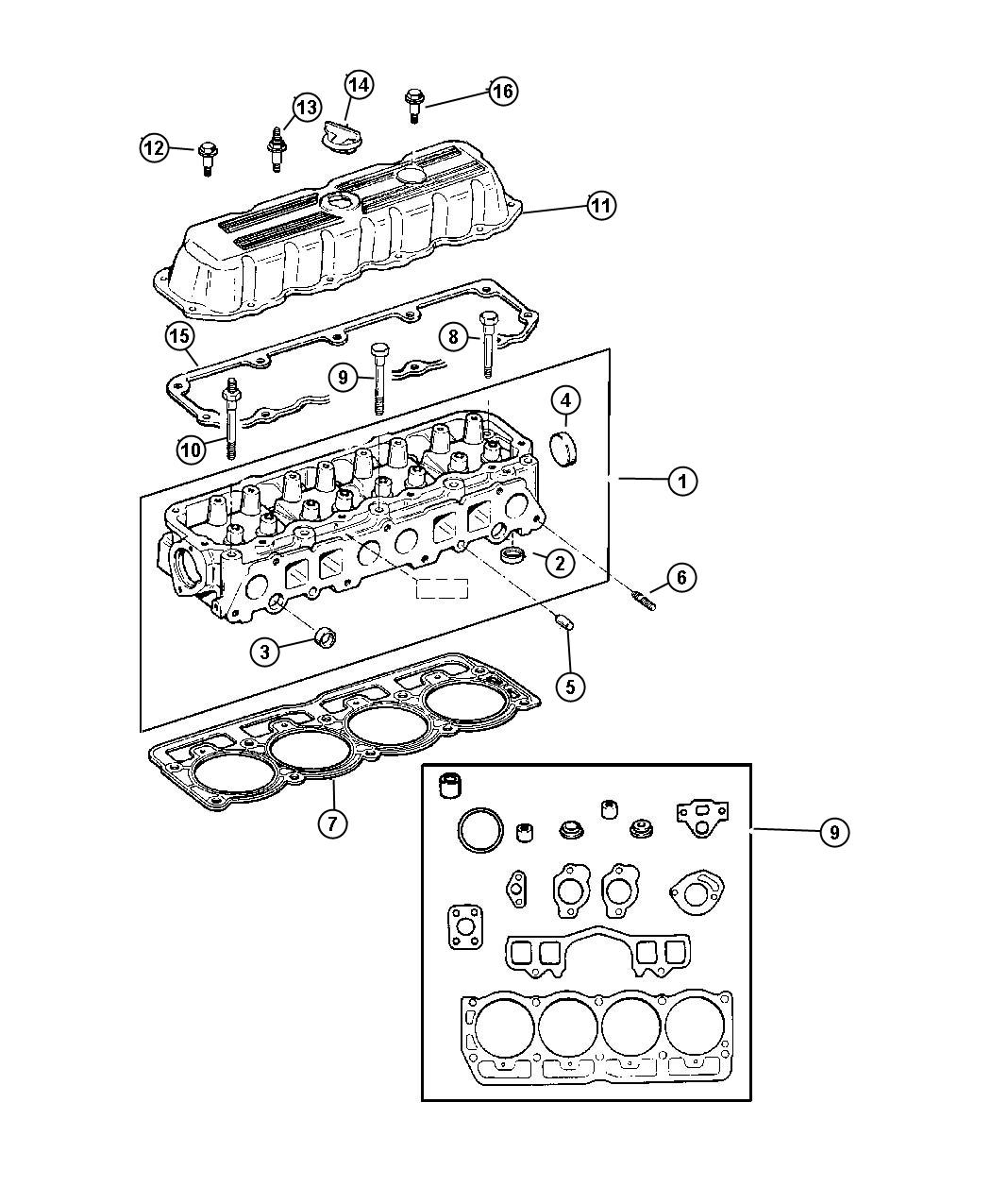 Cylinder Head. Diagram