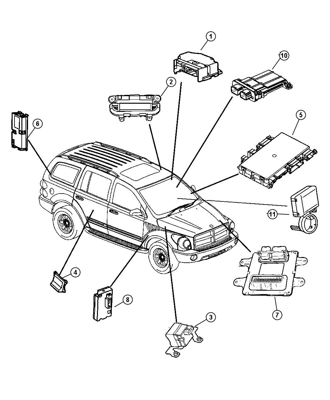 Diagram Modules. for your Dodge Charger  